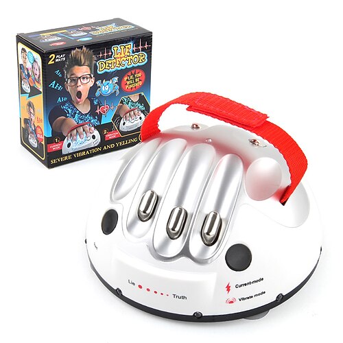 Desktop-Dekompression Mikro-Elektroschock Sammlung der ganzen Wahrheit der Person Große Abenteuer Lügendetektor Finger-Elektroschock-Dekompression Spielzeug Weihnachtsgeschenk Image