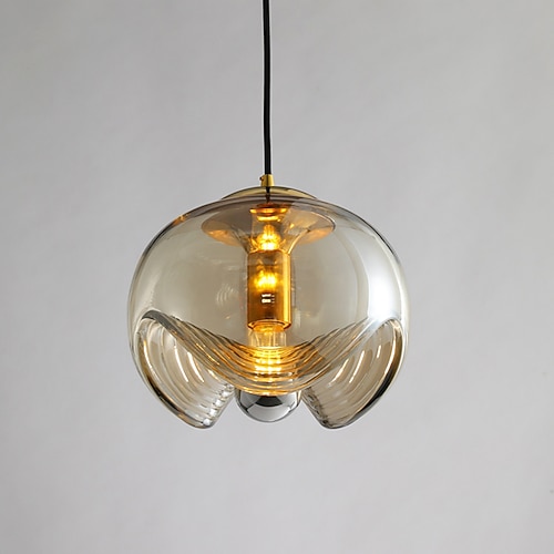 25cm Einzeldesign Inseldesign Pendelleuchte Glas galvanisiert moderner nordischer Stil 220-240V Image