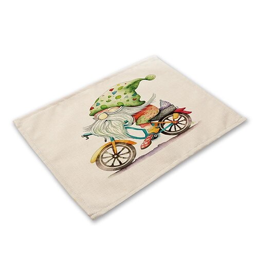 Sonnenblumen-Tischsets, hitzebeständig, Bauernhaus-Tisch-Tischset, schmutzabweisendes Tischset, Tischset für Hochzeit, Küche, Esstisch, Dekoration für drinnen und draußen