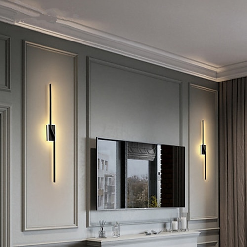 Lightinthebox Nordic LED Wandleuchte Schlafzimmer Wohnzimmer moderne einfache Nachttischlampe Gang Hintergrund Wandspiegel Frontlampe Image