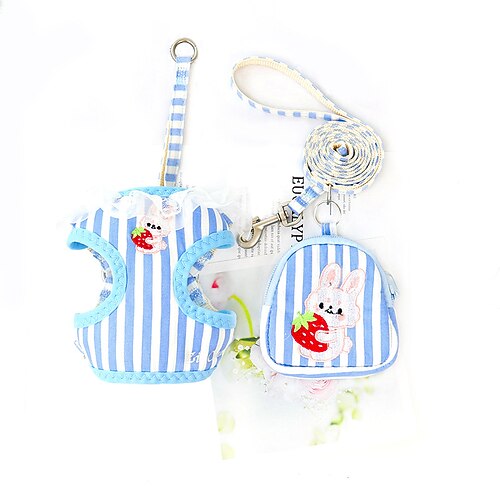 Hunde Katzen Geschirre Leinen Reflektierend Einstellbar Tragbar Outdoor Gehen Plaid Image