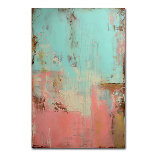 Mintura handgefertigte abstrakte Ölgemälde auf Leinwand, Wandkunst, Dekoration, modernes Bild für Wohnkultur, gerolltes, rahmenloses, ungedehntes Gemälde Image