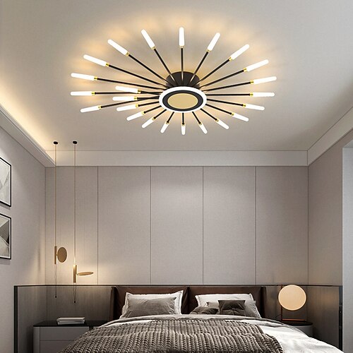 98/120 cm Cluster-Design Insel Design Deckenlichter Metall Acryl Layer-Look Künsterlischer Stil Sputnik Gebürstet Lackierte Oberflächen Künstlerisch Modern 110-120V 220-240V Image