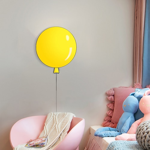 LED-Wandlampen, Ballon-Design, Minimalismus, Wandleuchten, moderner zeitgenössischer Stil, Wohnzimmer, Schlafzimmer, Esszimmer, Metall-Wandleuchte Image