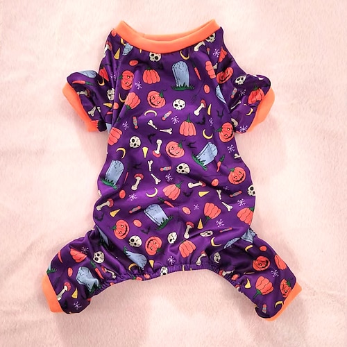 Hunde Katzen Pyjamas Modisch Party Atmungsaktiv Weich Waschbar Komfortabel Party Halloween Casual Festival Hundebekleidung for Bichon Frise Spitz kleines Haustier Schmetterling Small Image