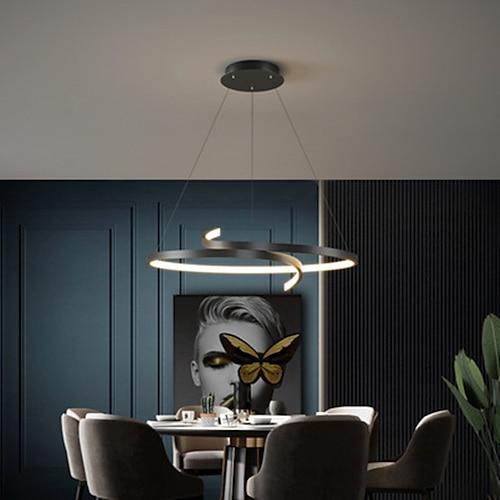 LED Pendelleuchte einfache kreative personalisierte Geometrie Kronleuchter Restaurantlampe nordische postmoderne Bar Café Lampe Studie Bürolampe