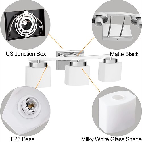 moderne innenwandleuchten schlafzimmer esszimmer eisen wandleuchte 220-240v Image