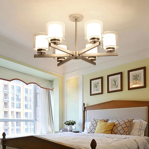 led pendelleuchte 55 60 80 90 cm geometrische formen kronleuchter metall metall lackierte oberflächen nordischer stil 220-240v Image