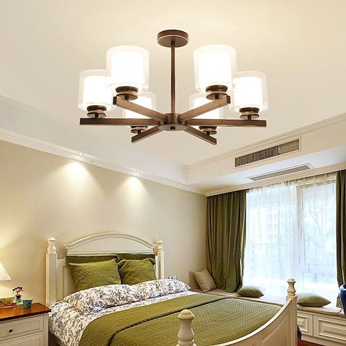 led pendelleuchte 55 60 80 90 cm geometrische formen kronleuchter metall metall lackierte oberflächen nordischer stil 220-240v Image