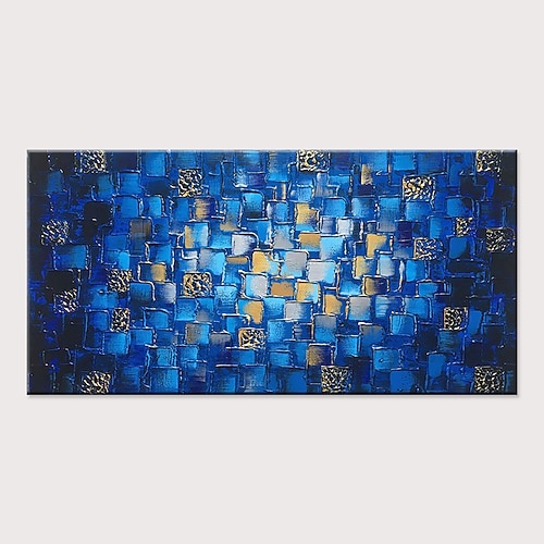 Hang-Ölgemälde Handgemalte Horizontal Abstrakt Klassisch Modern Ohne Innenrahmen (ohne Rahmen) Image