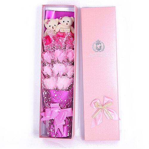 Kreatives Liebhaber Lehrer Geschenk Rosen Seifenblumen Geschenkbox Freundin Geburtstag Firmenaktivität Geschenk Frauentag Weihnachtsgeschenk Image