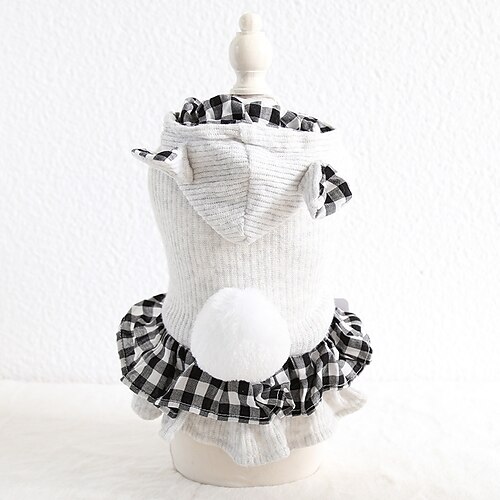 Hund Katze Kleid Rock Mode Niedlich Winter Weich Waschbar Bequem Outdoor Alltagstauglich Hundebekleidung for Bichon Frise Pudel Zwergspitz Baby Haustier Papillon Image