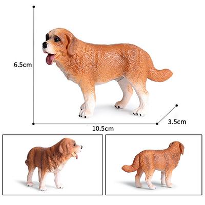 Simulated Animal Toy Dog Model Golden Retriever Bulldog Labrador Dog Home Car Decoration