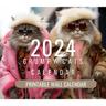 Printable Cat 2024 Fashion Calendar, Pissed Off Cats, Cat Calendar 2024, Monthly Calendar, Wall Calendar, Fashion