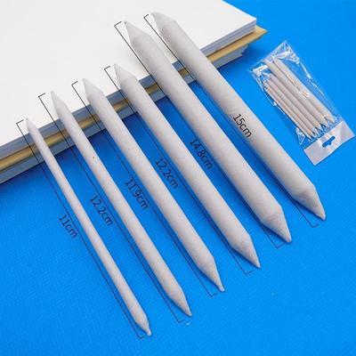 Blending Smudge Stump Stick Tortillon Sketch Art White Drawing Charcoal Sketching Tool Rice Paper Pen Artist Supplies