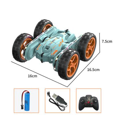 Light Music Swing Arm Stunt Vehicle 360 Rotating Rolling Climbing Off-road Drifting Children's Remote-controlled Car Toy Car