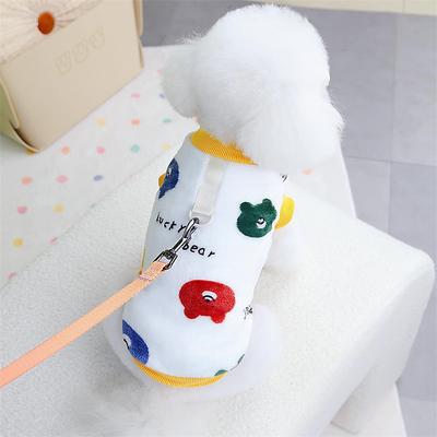 Dog Cat Sweatshirt Adorable Casual Winter Warm Breathable Soft Washable Comfortable Outdoor Casual Daily Dog Clothing for Bichon Frise Pomeranian Baby Pet Papillon Small