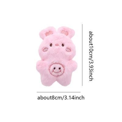 1pc Pet Cute Animals Design Cat Teaser Plush Toy Interactive ToyFor Cat And Dog Supply