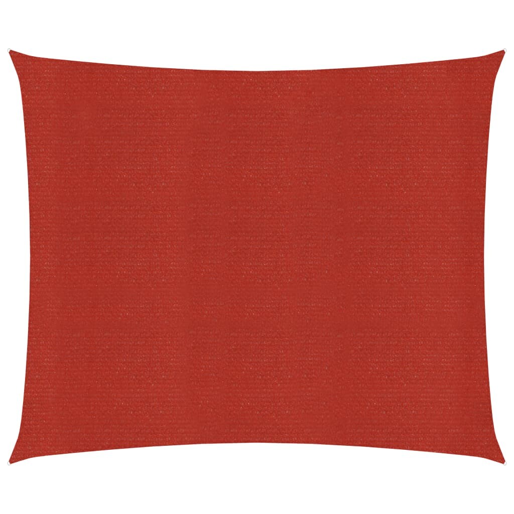 vidaXL Sonnensegel 160 g/m² Rot 2,5x2,5 m HDPE Image