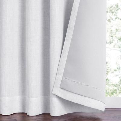 Medlin Curtain Panel, 52 x 84, White