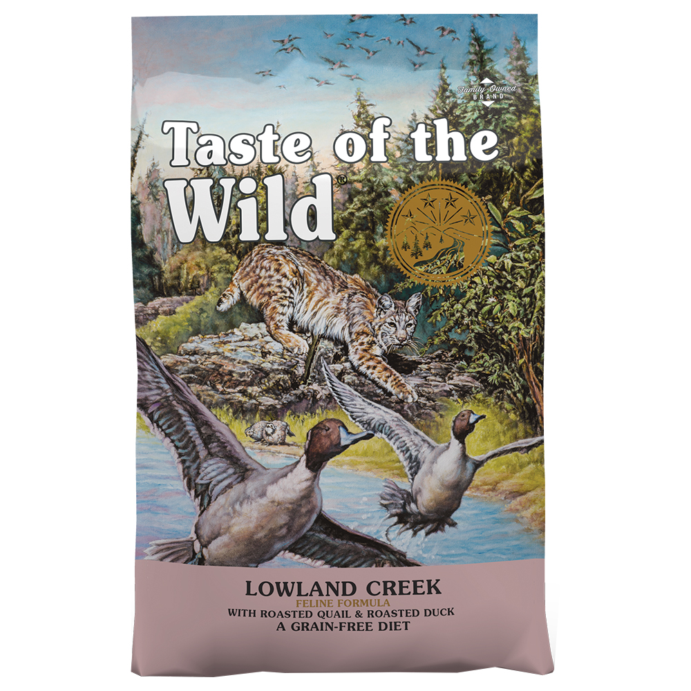 2x6.6kg Taste of the Wild Lowland Creek Dry Cat Food
