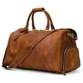 XL borsa da viaggio in pelle di grandi dimensioni borsa da viaggio in vera pelle al 100%