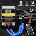 Interruttore di interruzione della batteria per auto 12V, telecomando senza fili, relè di disconnessione della batteria con display a LED, protezione dalle perdite universale