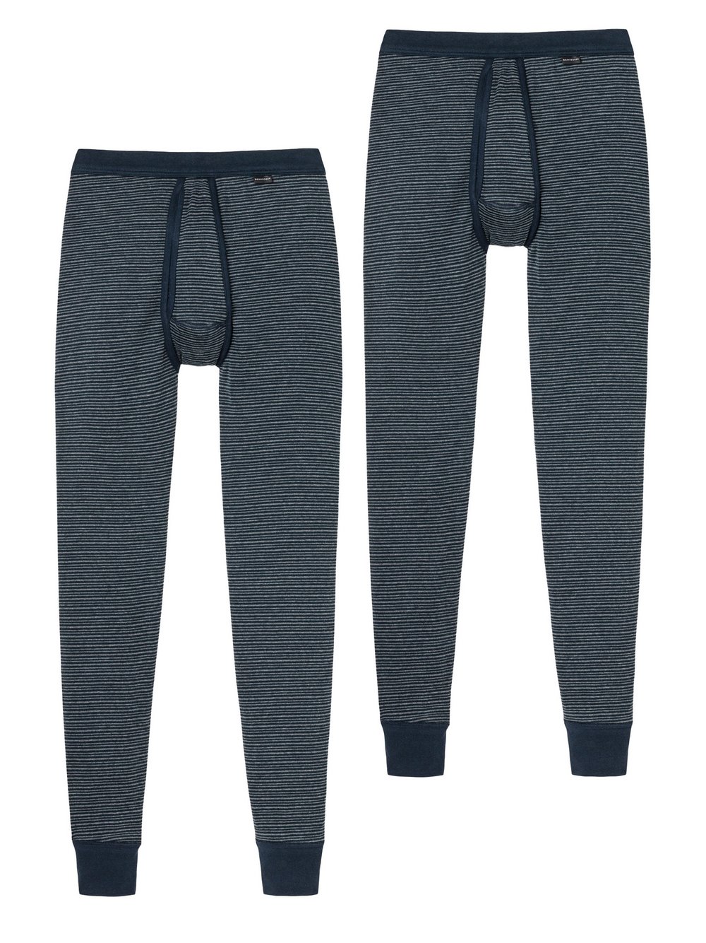 Schiesser Lange Unterhose Herren marine, L Image