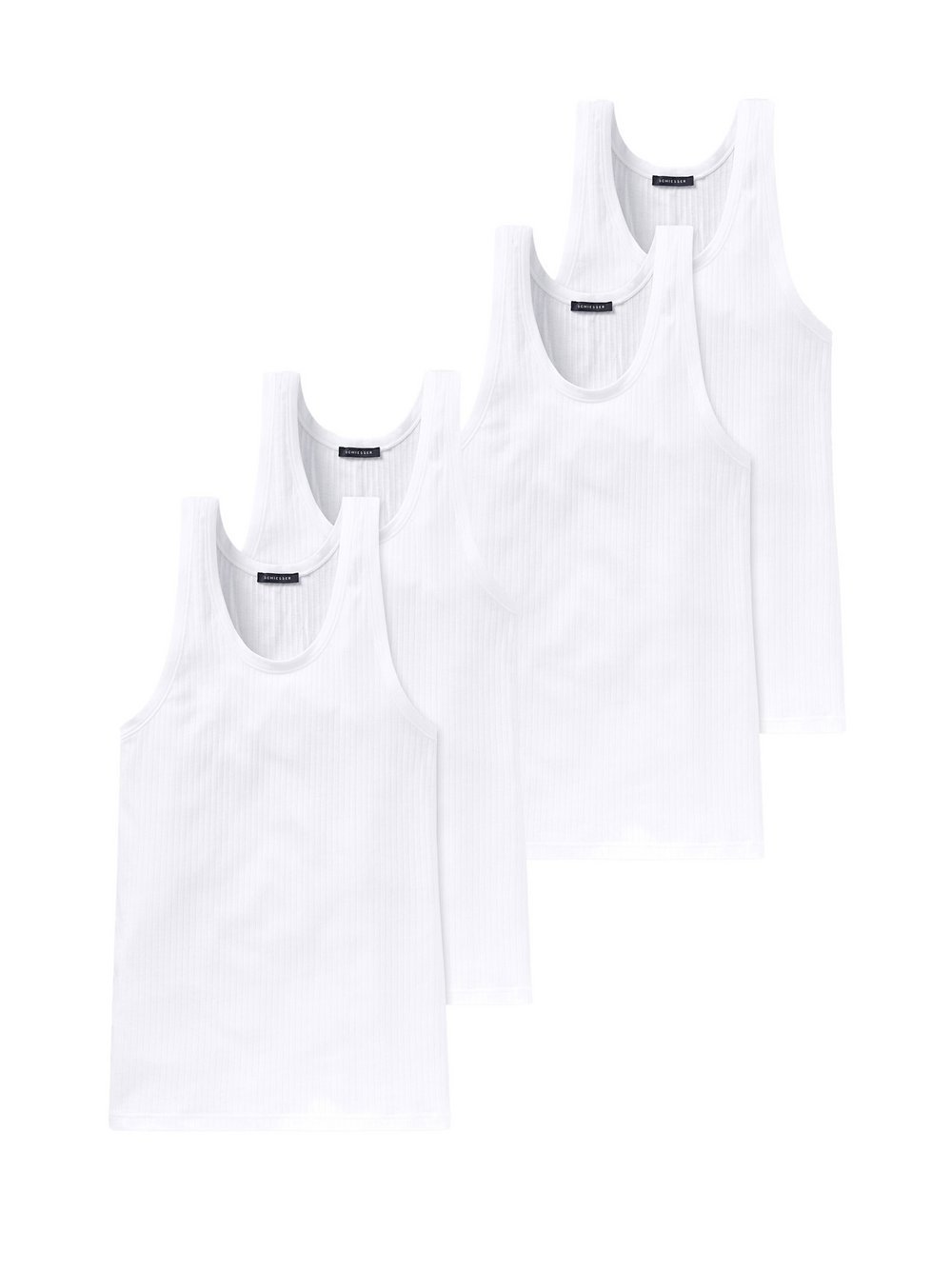 Schiesser Unterhemd Herren weiß, L Image