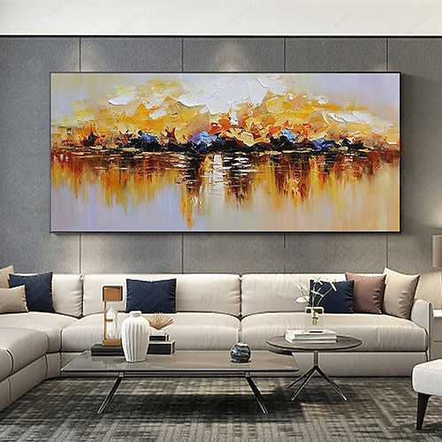 3D minimalistisches abstraktes Gemälde handgemalte Kunst dicke strukturierte abstrakte Malerei handgemalte Kunst moderne Malerei für Wohnzimmer Schlafzimmer Wanddekoration Modekunst Malerei Image