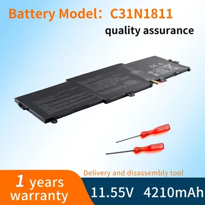BVBH C31N1811 Laptop Battery For ASUS BX433FN UX433FN-2S For ZenBook 14 UX433F UX433FA-A5046R 0B200-03080000 4335mAh