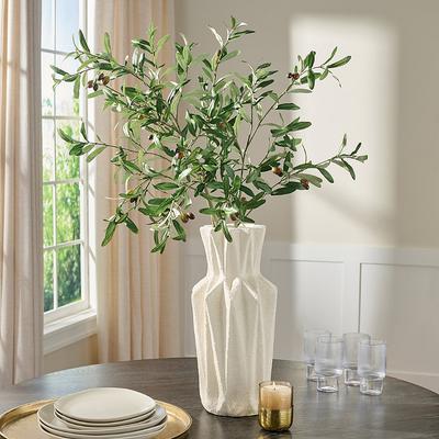 Leafy Olive Stem, Set Of Three - Grandin Road