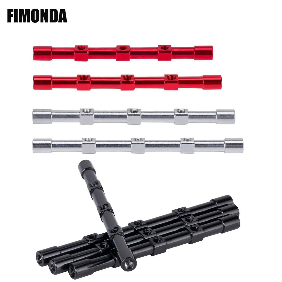 Aluminium-Körpermontage-Chassisstrebe 67 mm, 70 mm, 75 mm, 78 mm, für 1/10 RC-Car SCX10 90046 TRX4 Gspeed V4 LCG Rigs Sporty Comp Builds DIY Image