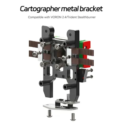 Kartograph idm scanner nivellierung sensor halter cnc metall halterung für voron 2.4/dreizack 3d drucker teil beacon aluminium