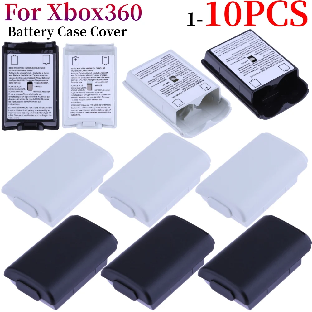 1-10 stücke aa Batterie abdeckung für Xbox 360 Wireless Controller Batterie gehäuse abdeckung für Xbox360 Gamepad Joystick Spiel zubehör Image