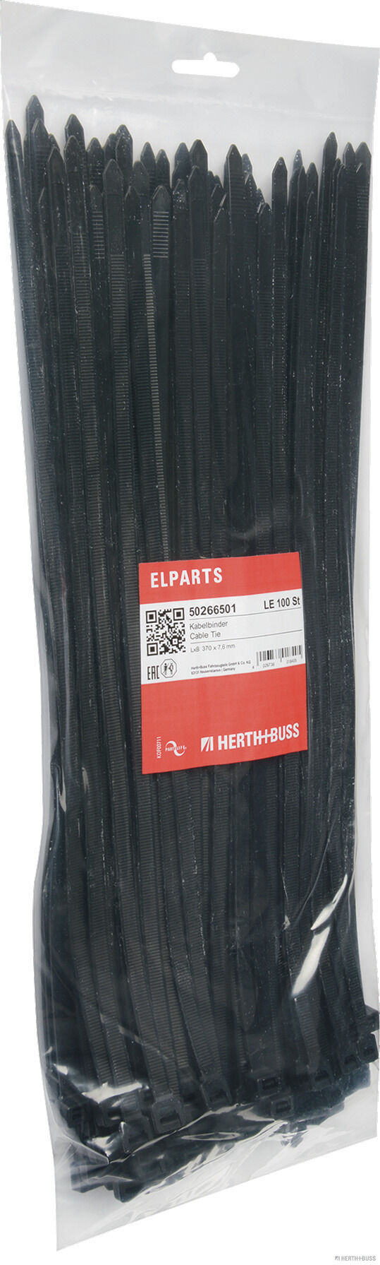HERTH+BUSS ELPARTS Kabelbinder 50266501 schwarz Image