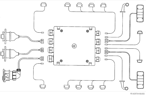 HERTH+BUSS ELPARTS Kabelverbindungsdose Flachsteckanschluss 50290322 Image