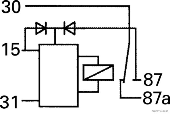 HERTH+BUSS ELPARTS Zeitrelais 75614195 5-polig Image