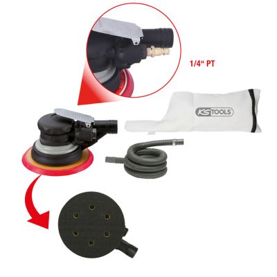 KS TOOLS Exzenterschleifer (Druckluft) 150mm 515.3066 Image