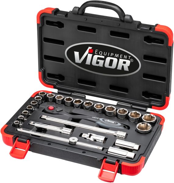 VIGOR Steckschlüsselsatz Steckschlüssel Satz V2460N Image