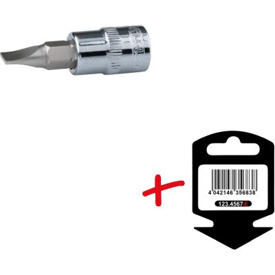 KS TOOLS Steckschlüsseleinsatz 18mm 918.3854-E Image