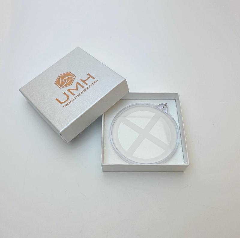 UMH Energy Bergkristall Scheibe | Amulett 7,23cm mit Fassung Image