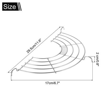 Oil Drain Rack Semi-circular Draining Rack for Fried Food