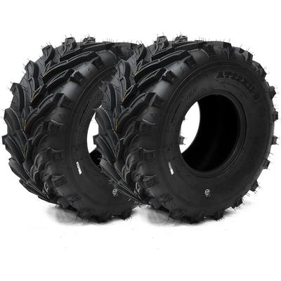 22x11-9 ATV/UTV Tires 6PR(Pack of 2, Tubeless)