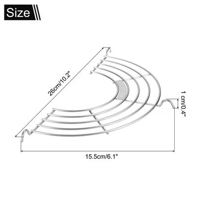 2pcs Oil Drain Rack Semi-circular Draining Rack for Fried Food