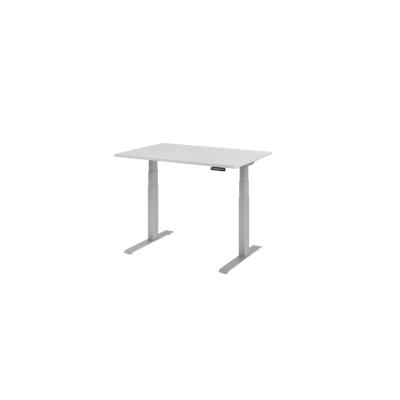 Hammerbacher-Sitz-Steh-Schreibtisch el.120x80cm Grau-VXDKB12/5/S