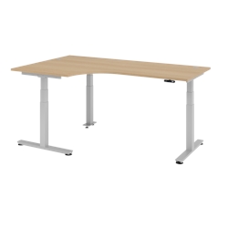 Hammerbacher-Sitz-Steh-Winkeltisch el.200x120cm 90°Eiche-VXDSM82/E/S Image