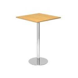 Hammerbacher-Stehtisch 80x80cm Buche/Chrom-VSTH88/6/C Image