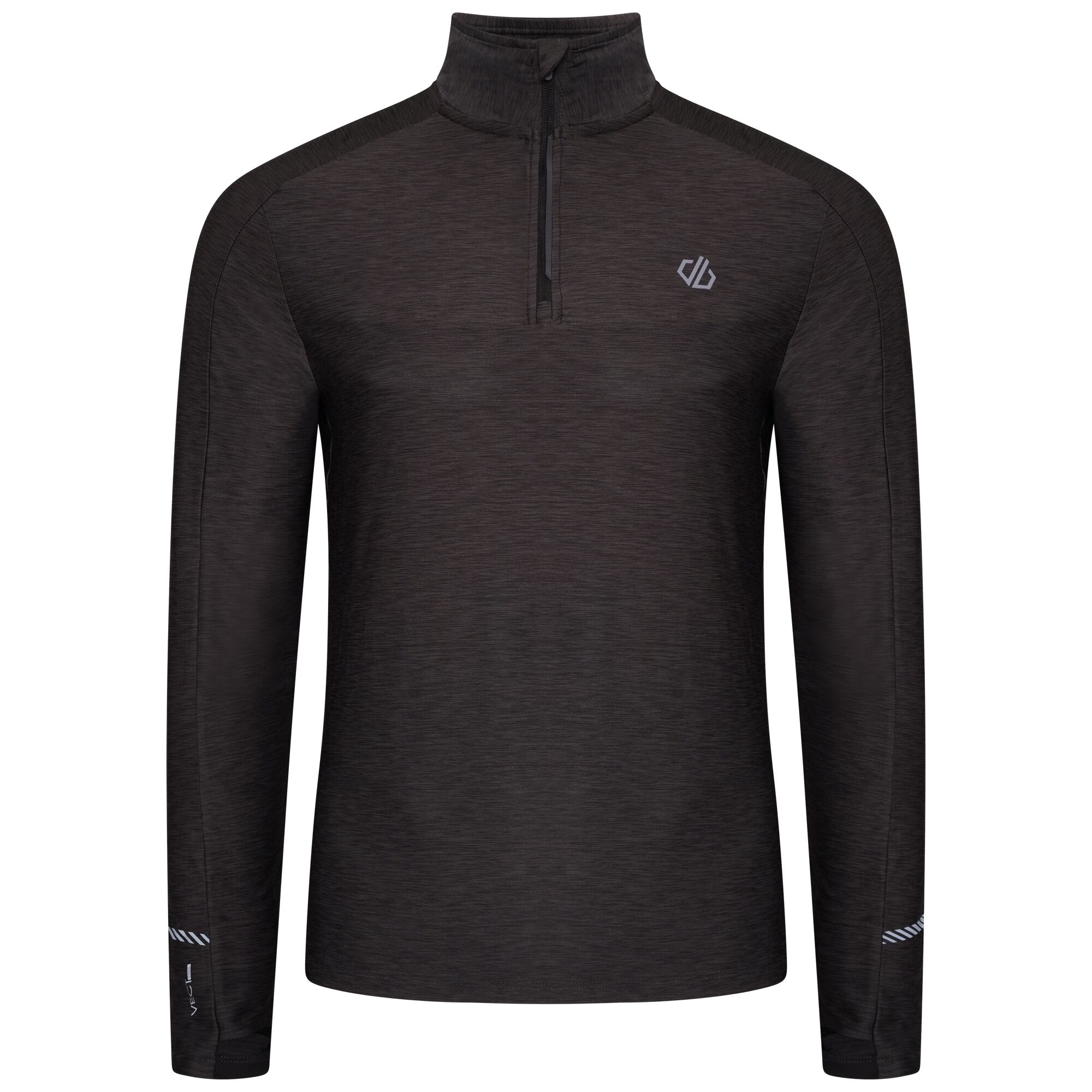 Dare 2B Herren Power Up II leichtes Trikot (Schwarz Mergel) Image