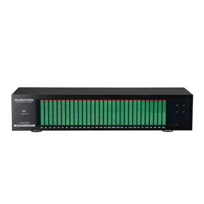 NEW Music spectrum analysis display 2U digital spectrum analyzer LED level atmosphere light Graphic display RCA XLR